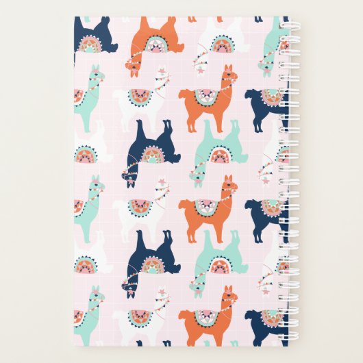 Personalisiert Lama-Planer Planer (Rückseite)