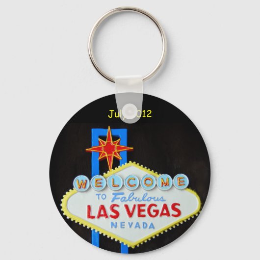Personalisiert Las Vegas Schlüsselanhänger (Vorderseite)
