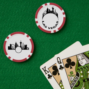 Personalisiert Las Vegas Skyline Pokerchips
