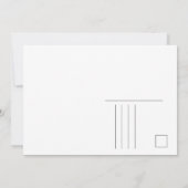 Personalisiert Las Vegas Wedding Einladung (Rückseite)