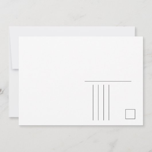 Personalisiert Las Vegas Wedding Einladung (Rückseite)