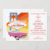 Personalisiert Las Vegas Wedding Einladung (Vorne/Hinten)