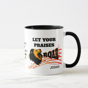 Personalisiert LASS IHRE PRAISEN ROAR Christlich Tasse