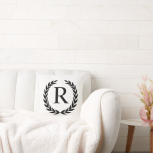 Personalisiert Laurel Wreath Classic Throw Kissen