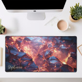 Personalisiert Lava Rock Schreibtischunterlage