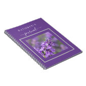 Personalisiert-Lavendel Notizblock (Rechte Seite)