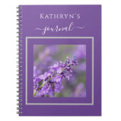 Personalisiert-Lavendel Notizblock (Vorderseite)