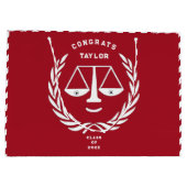 Personalisiert Law School Abschluss Große Geschenk Geschenktüte (Rückseite)
