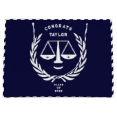 Personalisiert Law School Abschluss Große Geschenk Geschenktüte (Vorderseite)