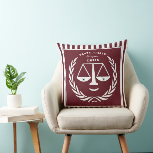 Personalisiert Law School Abschluss Throw Kissen