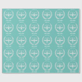 Personalisiert Law School Grad Geschenk Geschenkpapier (Flach)