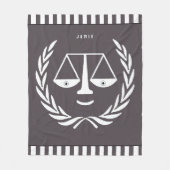 Personalisiert Lawyer Fleece Blanket (Vorderseite)