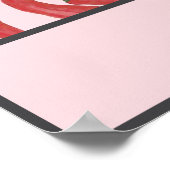 Personalisiert Le Piment Rouge Poster (Ecke)