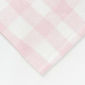 Personalisiert Leah Baby Girl Kinderzimmer Bow&Gin Fleecedecke (Ecke)