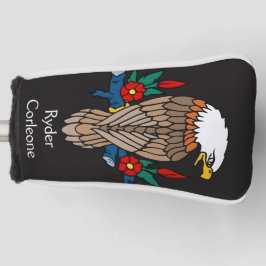Personalisiert lebendiger American Bald Eagle Golf Headcover