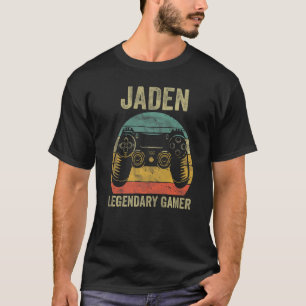 Personalisiert Legendary Gamer Shirt Jaden Name Vi