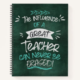 Personalisiert-Lehrer-Wertschätzung - SpiralNotebo Notizblock