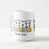 PERSONALISIERT LEHRERTASSE KAFFEETASSE (Vorderseite Links)