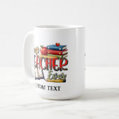 PERSONALISIERT LEHRERTASSE KAFFEETASSE (Vorderseite Links)