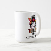 PERSONALISIERT LEHRERTASSE KAFFEETASSE (VorderseiteRechts)