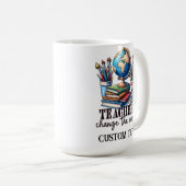 PERSONALISIERT LEHRERTASSE KAFFEETASSE (VorderseiteRechts)