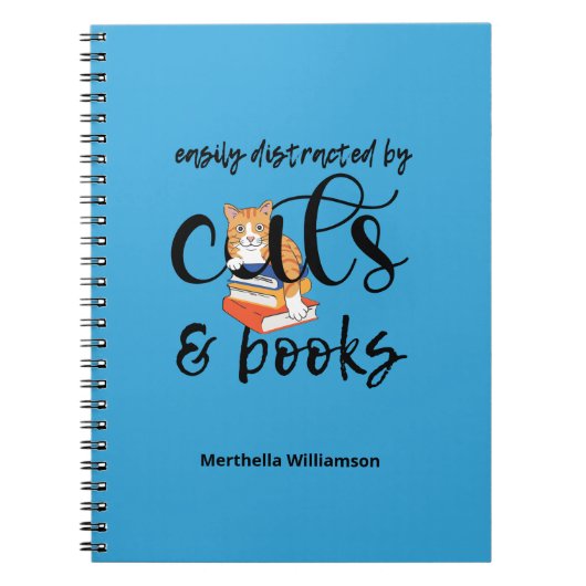 Personalisiert, LEICHT ABGETRENNT DURCH KATZEN UND Notizblock (Vorderseite)