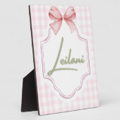 Personalisiert Leilani Baby Girl Kinderzimmer Ging Fotoplatte (Seite)