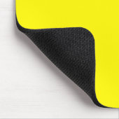 Personalisiert Lemon Gelber Single farbig Mousepad (Ecke)
