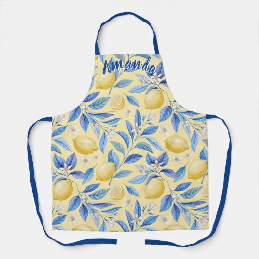 Personalisiert Lemon Lover Schürze (Vorderseite)