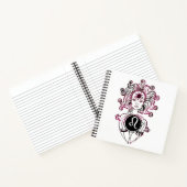 Personalisiert Leo Art Deco Lady Notizblock (Innenseite)