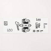 Personalisiert Leo Zodiac Yoga Mat Yogamatte (Vorderseite (Horizontal))