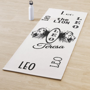 Personalisiert Leo Zodiac Yoga Mat Yogamatte
