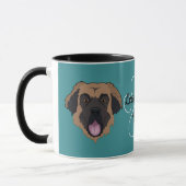 Personalisiert Leonberger Vater/Mama Tasse (Links)