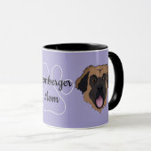 Personalisiert Leonberger Vater/Mama Tasse (VorderseiteRechts)