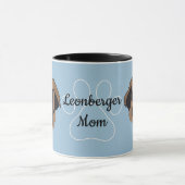 Personalisiert Leonberger Vater/Mama Tasse (Zentrum)