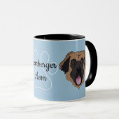 Personalisiert Leonberger Vater/Mama Tasse (VorderseiteRechts)