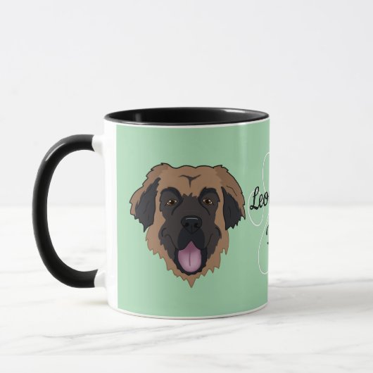 Personalisiert Leonberger Vater/Mama Tasse (Links)