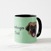 Personalisiert Leonberger Vater/Mama Tasse (VorderseiteRechts)