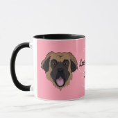 Personalisiert Leonberger Vater/Mama Tasse (Links)