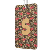 Personalisiert Leopard Cherries Autolufterfrischer (Links)