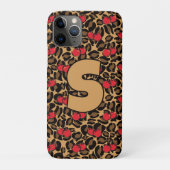 Personalisiert Leopard Cherries Case-Mate iPhone Hülle (Rückseite)