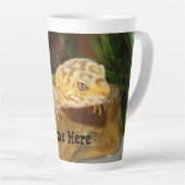 Personalisiert Leopard Gecko Lizard Milchtasse (Rechte Ecke)