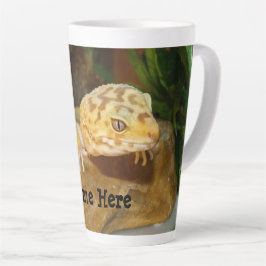 Personalisiert Leopard Gecko Lizard Milchtasse