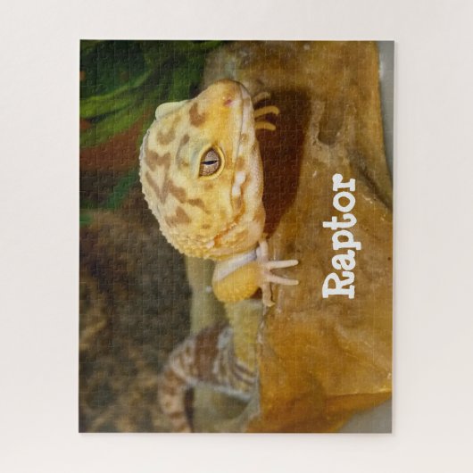 Personalisiert Leopard Gecko Lizard Puzzle (Vertikal)