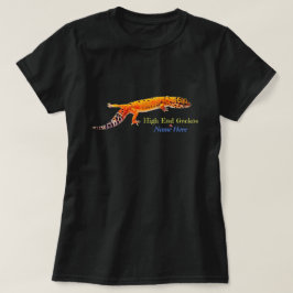 Personalisiert Leopard Gecko Lizard T - Shirt