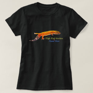 Personalisiert Leopard Gecko Lizard T - Shirt