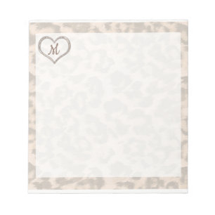 Personalisiert Leopard Gepunktet Notizblock