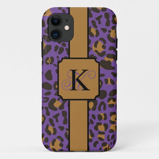 Personalisiert Leopard Jaguar Animal Print Muster Case-Mate iPhone Hülle (Rückseite)