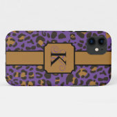 Personalisiert Leopard Jaguar Animal Print Muster Case-Mate iPhone Hülle (Rückseite (Horizontal))