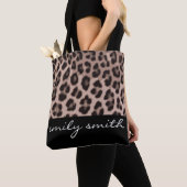 Personalisiert Leopard Muster Tote Bag Tasche (Von Nahem)